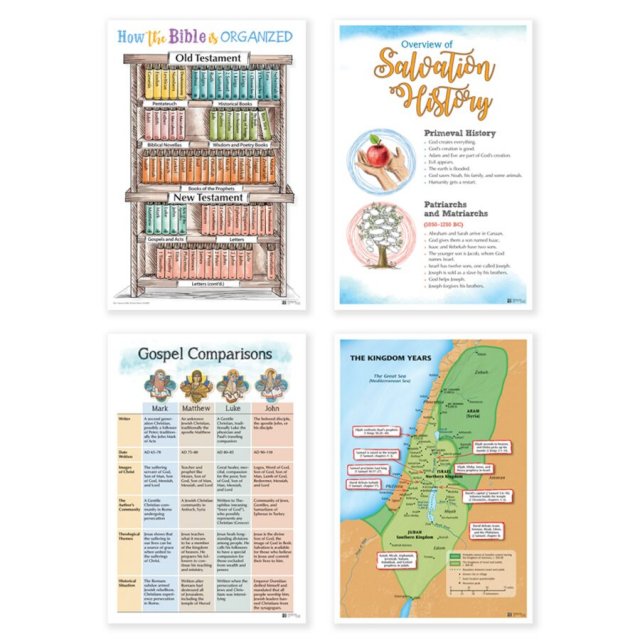 Catholic Youth Bible Poster Set - Set of 13 Posters