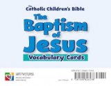 Baptism of Jesus Vocabulary Cards Catholic Children's Bible