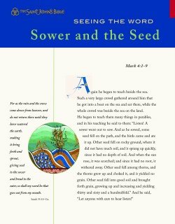 Seeing the Word Series 1 Sower and the Seed Pack of 10 Leaflets Saint Johns Bible