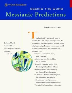 Seeing the Word Series 1 Messianic Predictions Pack of 10 Leaflets Saint Johns Bible