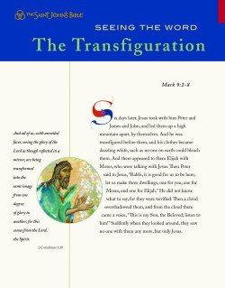Seeing the Word Series 1 The Transfiguration Pack of 10 Leaflets Saint Johns Bible
