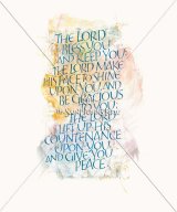 Lord Bless You Numbers 6:23 Featured Print from the Saint Johns Bible