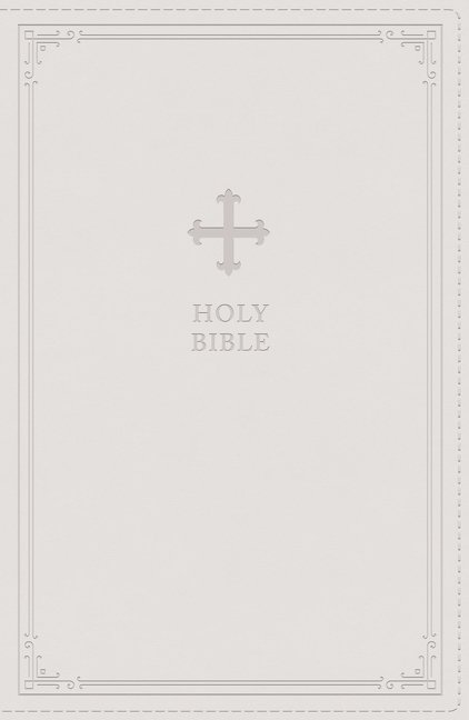 *NRSV Catholic Gift Bible - White Leathersoft