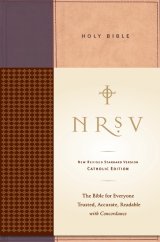 NRSV Standard Catholic Edition Bible Anglicized (Tan/Red)