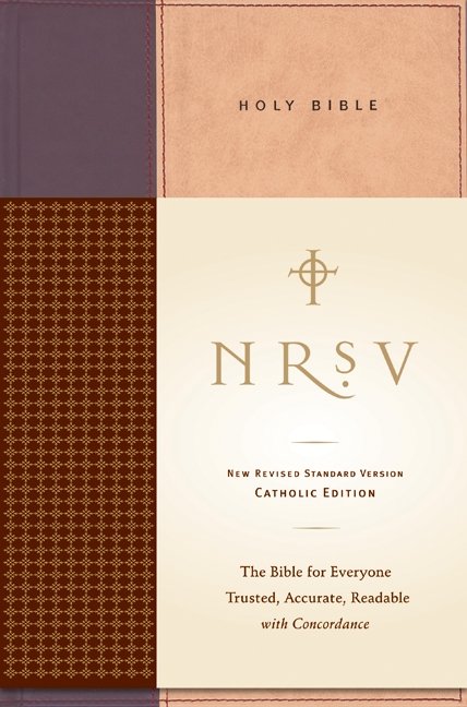 NRSV Standard Catholic Edition Bible Anglicized (Tan/Red)