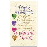 Prayer of Gratitude Holy Card pack 25