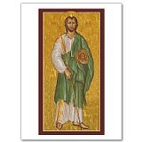 St Jude Icon greeting card