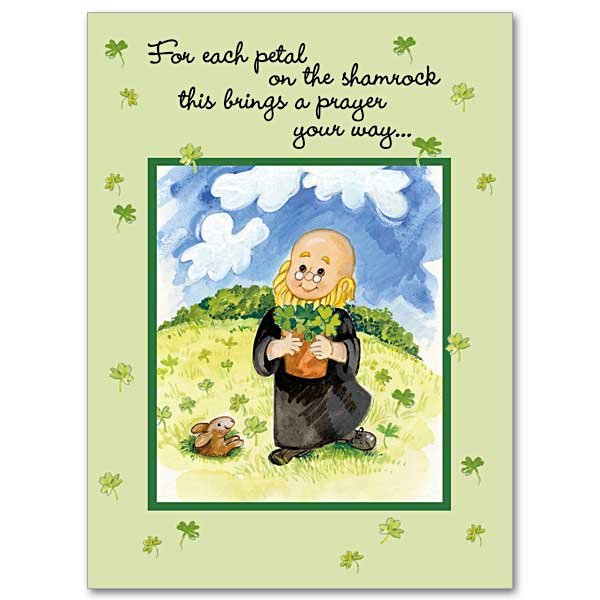 For Each Petal On The Shamrock- St. Patrick's Day Card pack of 10