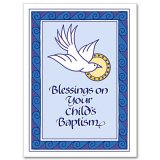 Blessings on Your Child's Baptism- Baptism Card pack of 10