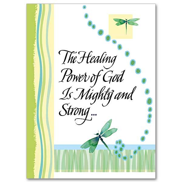 The Healing Power of God- Get well card pack of 10