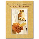 God Bless You, Grandchild on Your First Holy Communion- Pack 10 cards