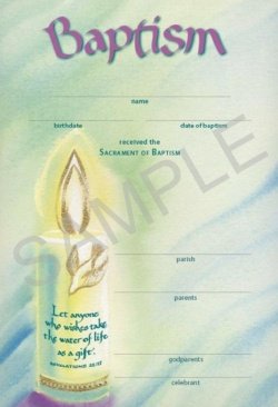 Baptism Certificate new design