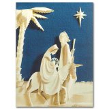 Joseph, Mary And Jesus- Christmas Card box of 20