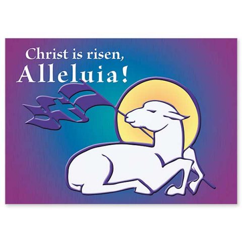 Christ Is Risen Alleluia - Easter Card Pack of 5