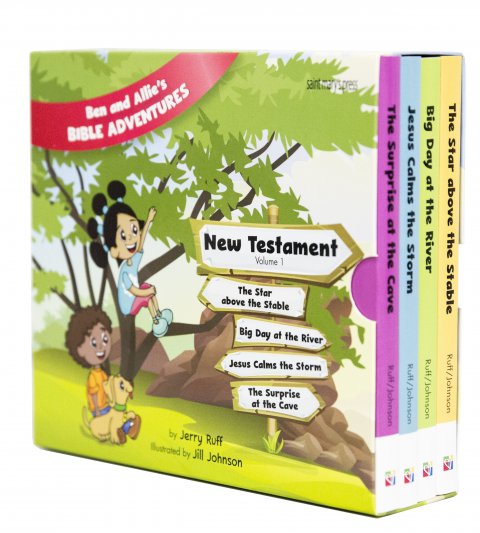 Catholic Childrens Bible New Testament 4 Board Book Set
