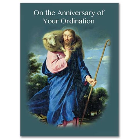 On the Anniversary of Your Ordination - Ordination Anniversary card pack of 10