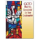 God Bless You, Grandchild On Your Confirmation - confirmation card pack of 10