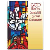 God Bless You, Grandchild On Your Confirmation - confirmation card pack of 10