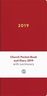 Church Pocket Book and Diary with Lectionary 2019 - red